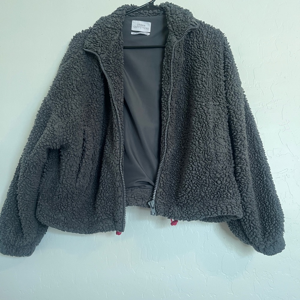 urban outfitters Teddy zip up jacket